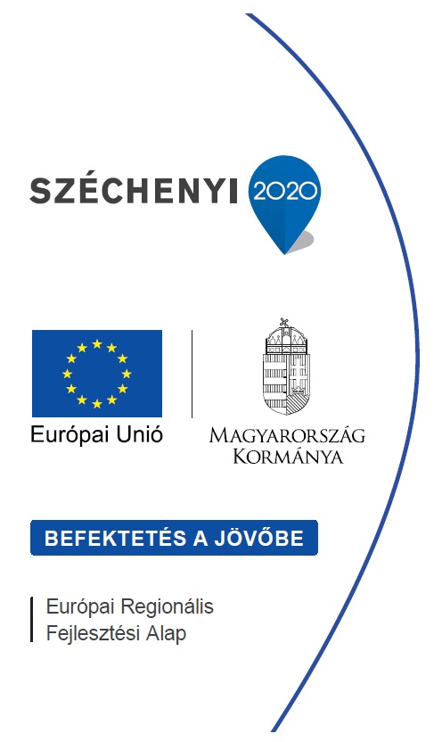 Széchenyi 2020 – Európai Unió, Magyarország Kormánya, Befektetés a jövőbe, Európai Regionális Fejlesztési Alap